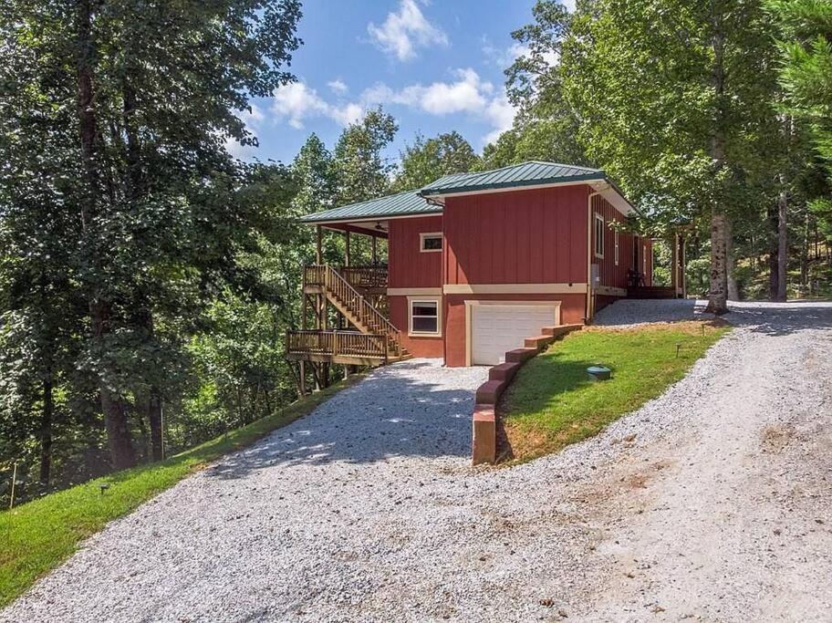 Red Rooster Family Cabin W/Hot Tub+Fire Pit+View Franklin Buitenkant foto